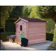 Abri de Jardin en bois Dublin 2.1x2 Habrita 4.3m2