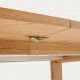 Extendable Rectangle Table 200 to 250x95 Lena VeryForma Natural Wood