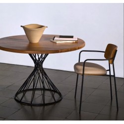 Ronde Tafel 120 Acacia Wood Inu VeryForma