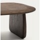 VeryForma Pita Dark Finish Oak Wood Coffee Table