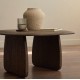 VeryForma Pita Dark Finish Oak Wood Coffee Table