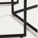 Set of 2 Ana VeryForma Wooden and Metal Side Tables