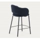 Set of 2 Aina VeryForma Blue and Metal Top Stools