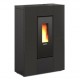 La Nordica Extraflame Luisella 5kW Narrow Ventilated Pellet Stove Burgundy