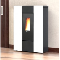 La Nordica Extraflame Marilena Plus AD 8kW Estufa de Pellets Estrecha Negra