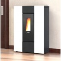 Poêle à granulés La Nordica Extraflame Marilena Plus AD 8kW étroit Blanc