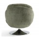 VeryForma Khaki Velvet Top Swivel Chair