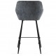 Set of 2 Ibis Chairs Worktop grey chenille fabric VeryForma