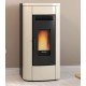 Estufa ventilada de pellets La Nordica Extraflame Klaudia 8kW Ivory