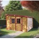 Lavan Gartenhaus aus Holz 3.00x3.30 Habrita 10m2