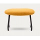 Lina footstool in mustard terry fabric and VeryForma