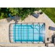 Abrilios Low Zen Pool Enclosure Telescopic for Pool 600x300