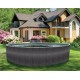 Piscine Azuro Ronde style rotin 360x120