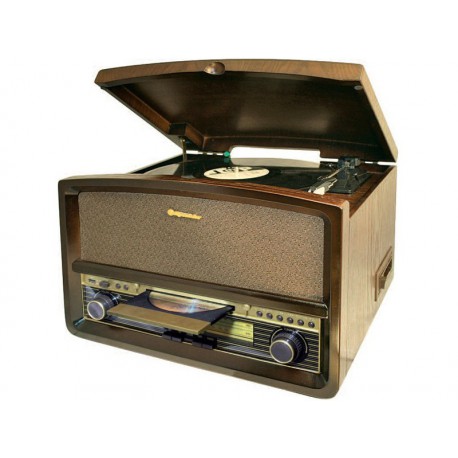 Chaîne Hi-fi design rétro Roadstar HIF1937TUMPK